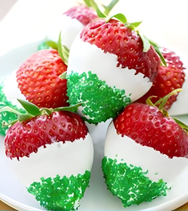 Colors of UAE dipped strawberries