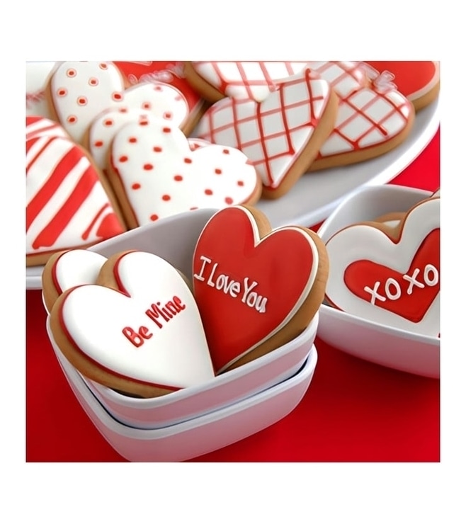 Message of Love Valentine's Day Cookies, Cookies