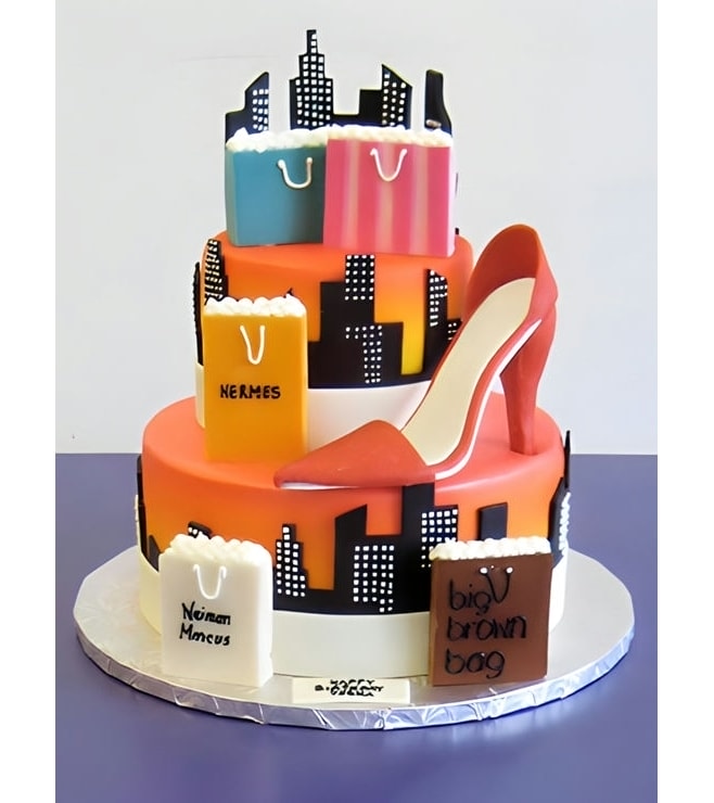 كعكة متدرجة للتسوق، كعكات