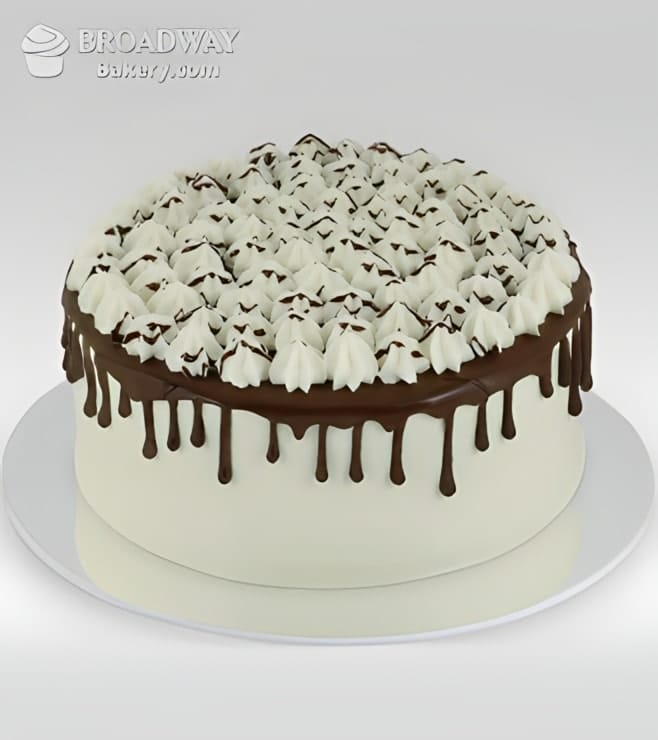 كعكة الكاسترد لمحبي الشوكولاتة