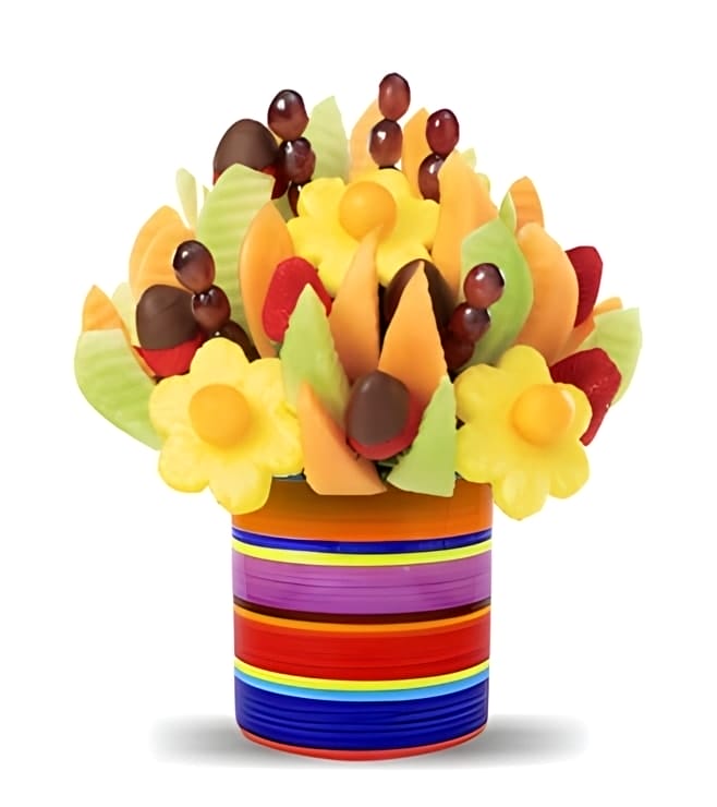 راينبو ديلايت مع الفراولة المغطاة بالشوكولاتة