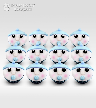 إنه صبي! كب كيك الاحتفال