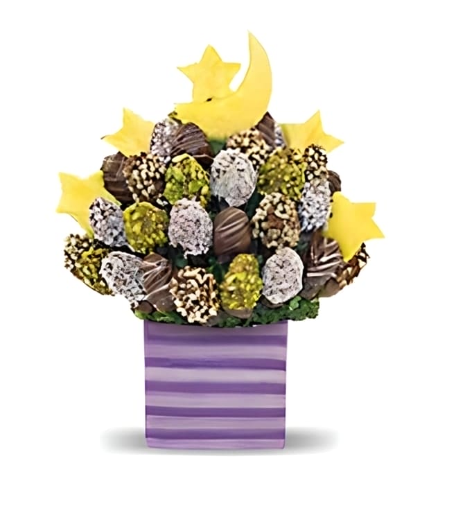 تمر مغموس مزين بعيد الفطر (كبير)