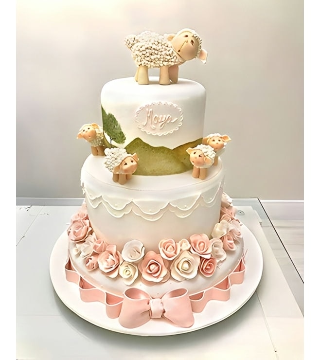 كعكة احتفالات العيد متعددة الطبقات، كعكات ثلاثية الأبعاد ذات طابع خاص