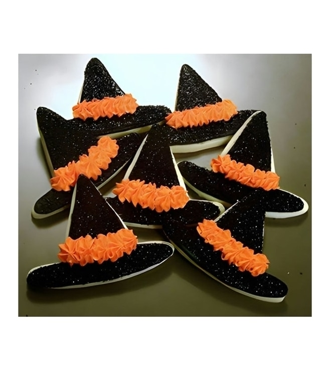 Frosted Witch Hat Cookies, Cookies