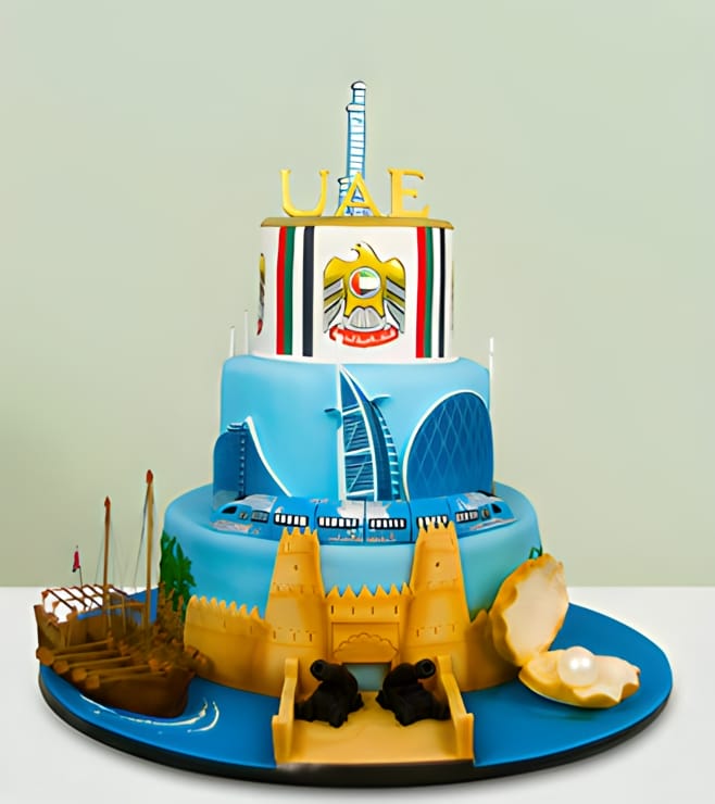كعكة الإمارات العربية المتحدة عبر العصور، كعكات ثلاثية الأبعاد ذات طابع خاص