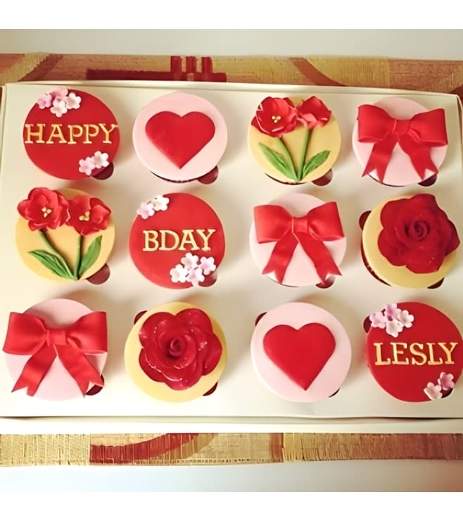 أقواس عيد الميلاد دزينة من الكب كيك