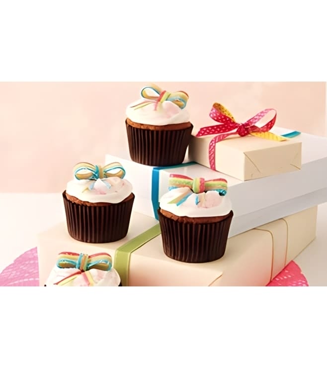 دزينة كب كيك مفاجأة قوس قزح