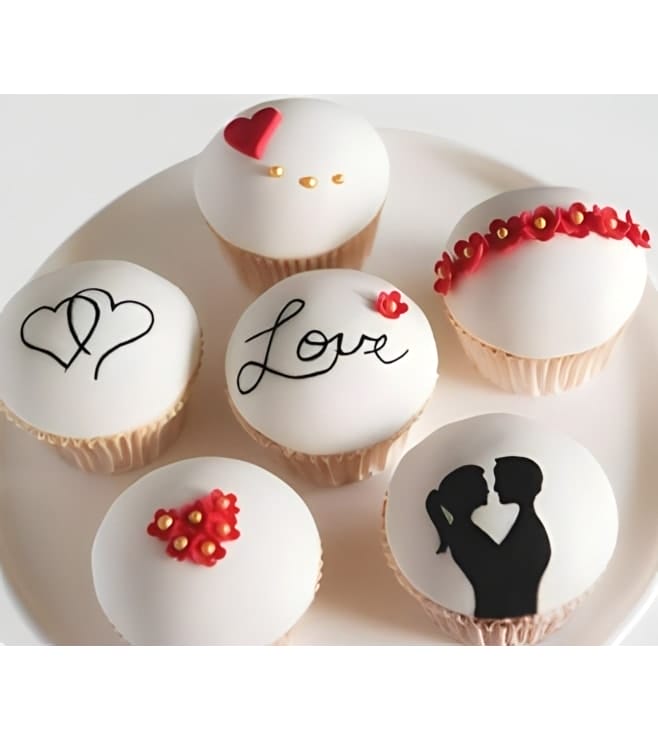 دزينة كب كيك الحب الحقيقي