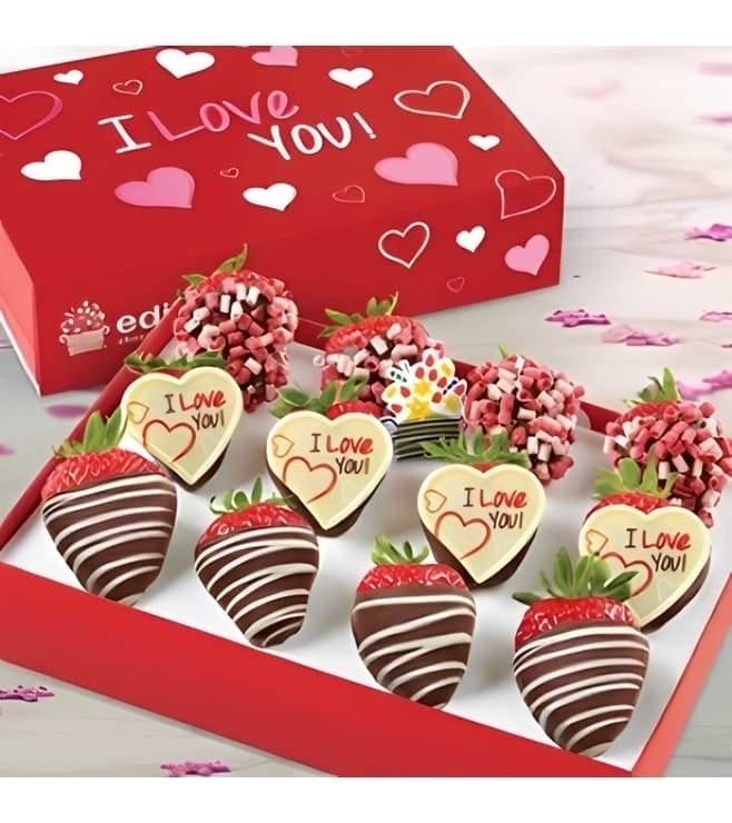 مرحباً حبيبي الفراولة المغطاة بالشوكولاتة