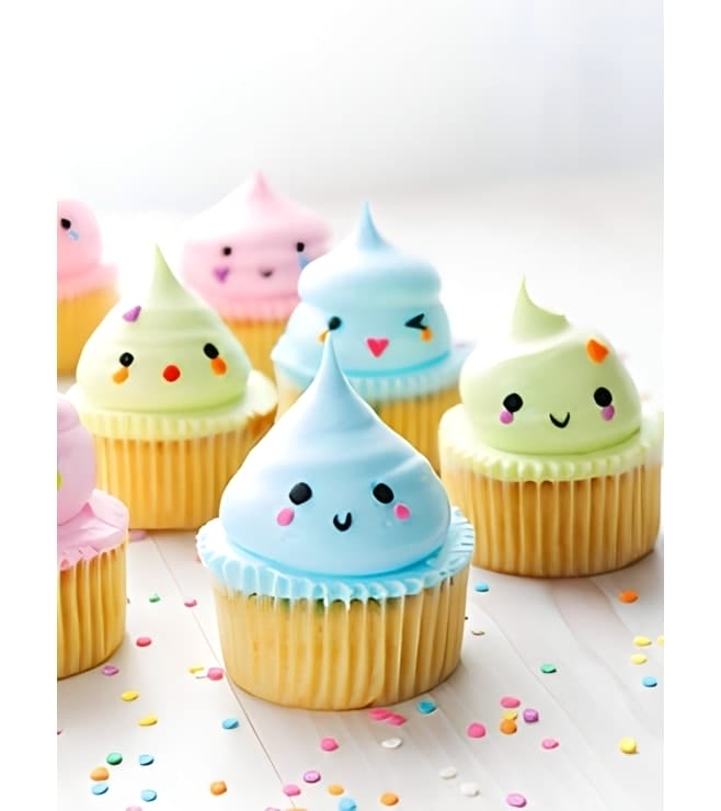 كب كيك القبلات الرمزية