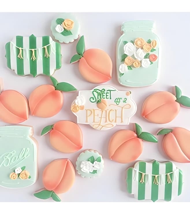 كعكات الخوخ الحلوة