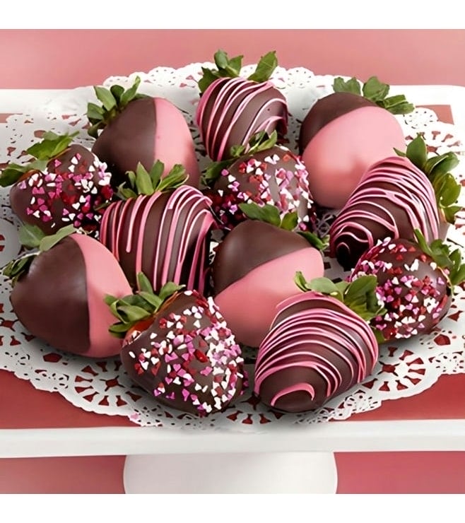 دزينة من الفراولة المغطاة بالشوكولاتة من My Heartbeat