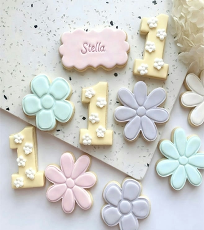 1st Birthday Pastel Cookies, Cookies