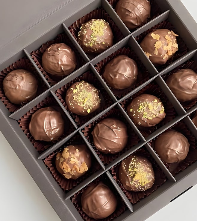 أناقة الترافل بالشوكولاتة