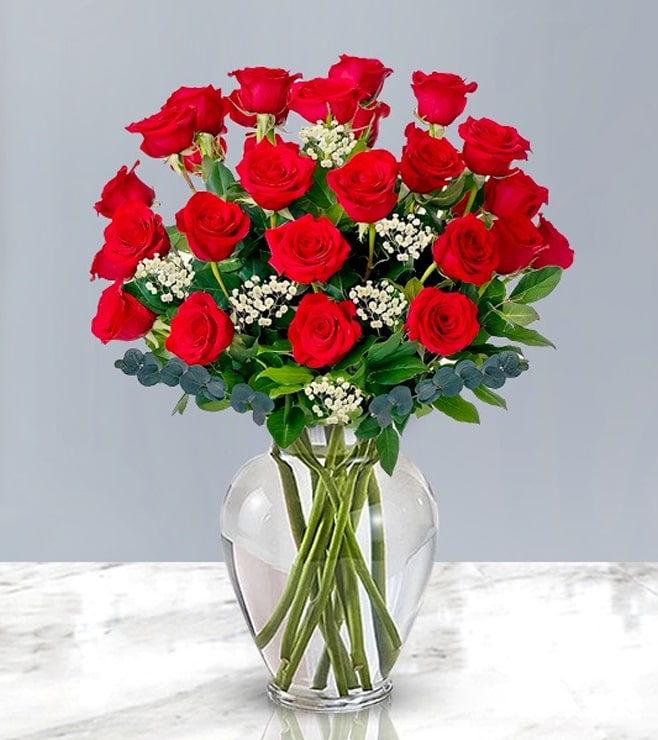 باقة ورود الحب الناري