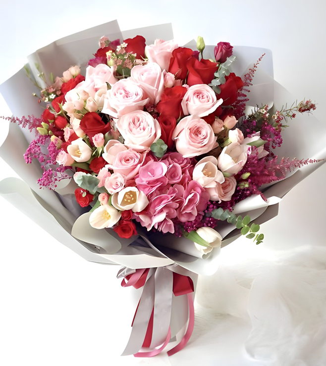 باقة عيد الميلاد المتناغمة، باقات يدوية