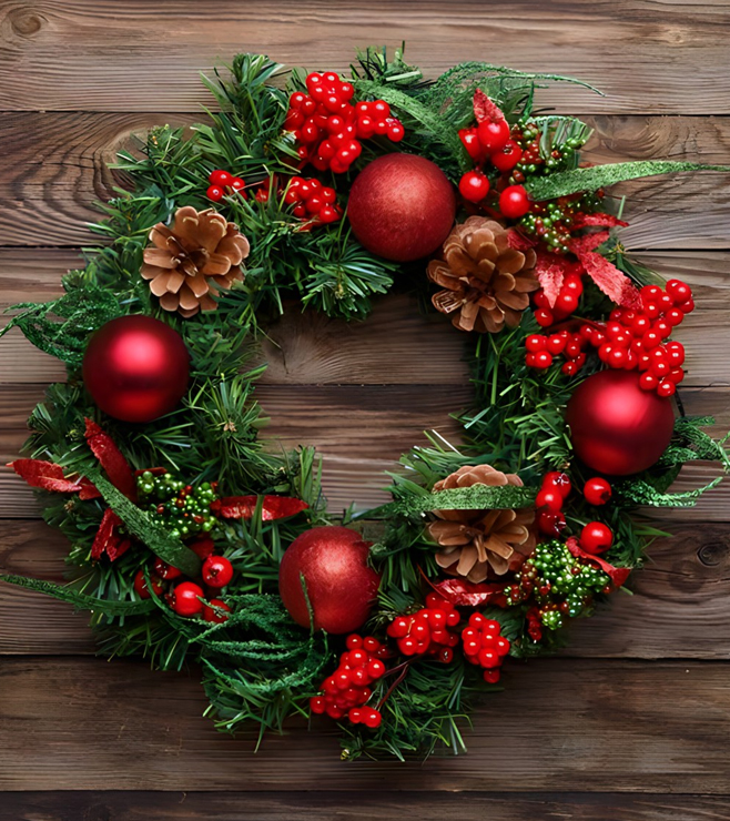 إكليل تمنيات عيد الميلاد