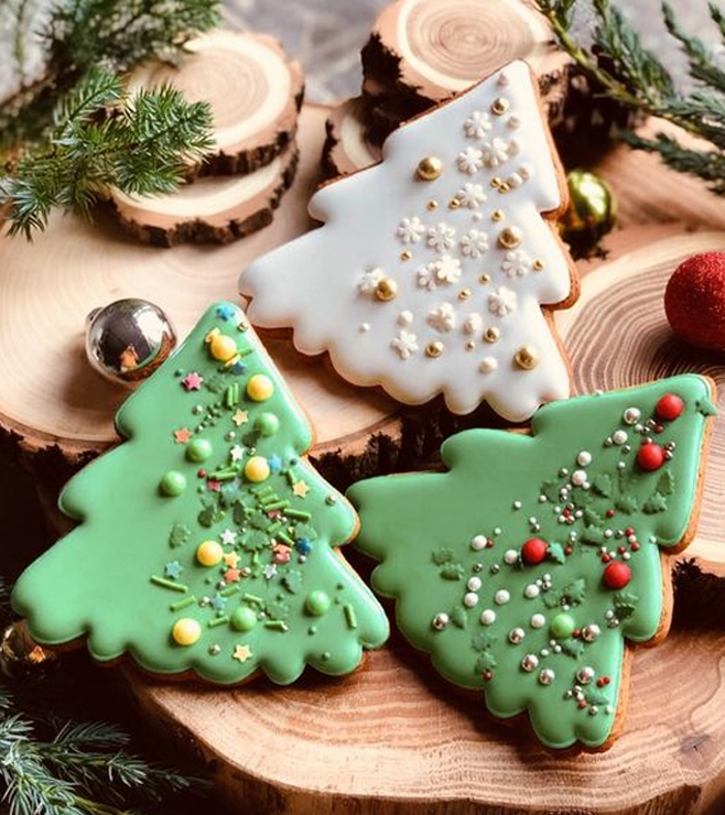 Christmas Tree Cookies, Cookies