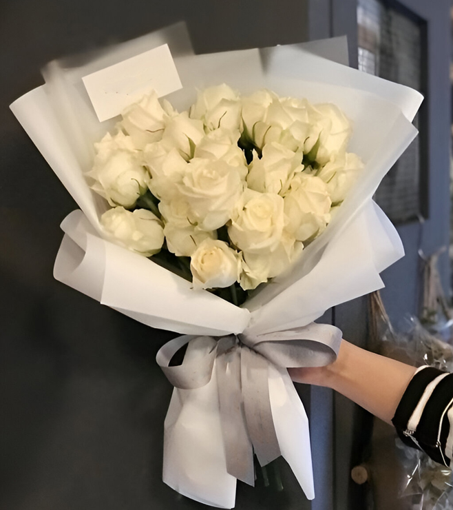 باقة ورود أثيرية، باقات يدوية