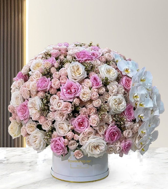 صندوق قبعات Subtle Daydream، زهور