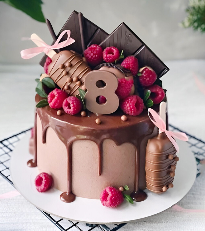 كعكة التوت والشوكولاتة