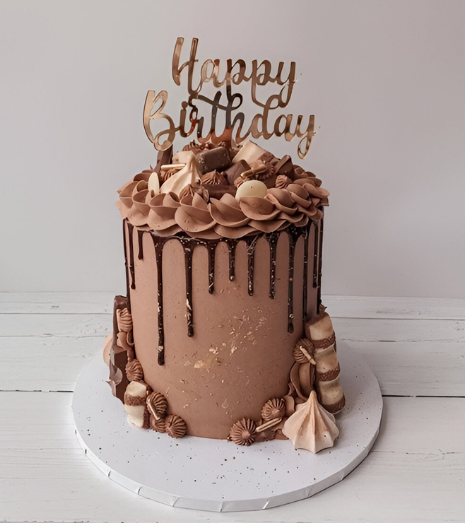 كعكة الشوكولاتة الغنية