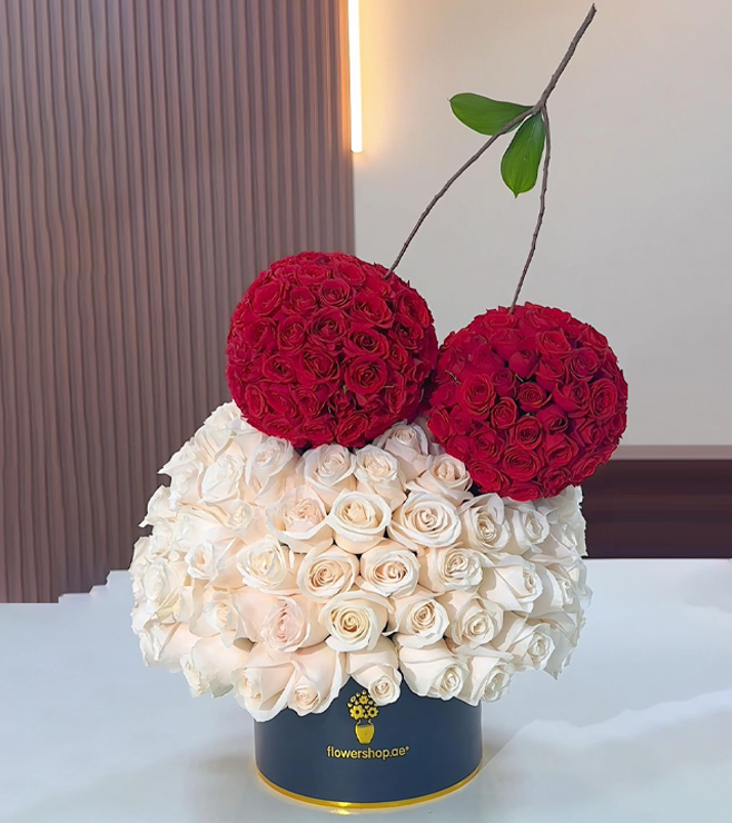 صندوق قبعات روز شيري أون توب، مجموعة فاخرة