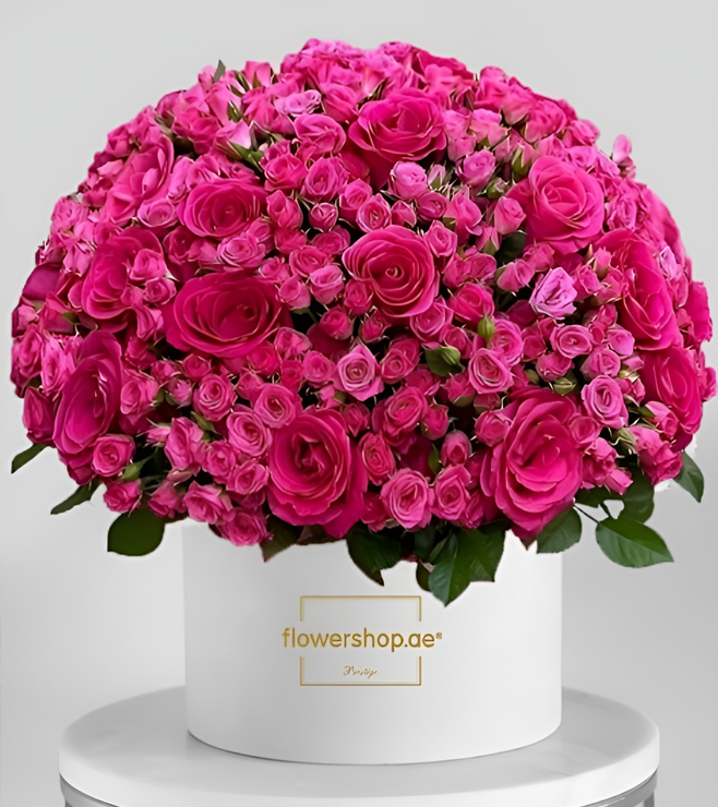 علبة قبعات Blush of Grandeur