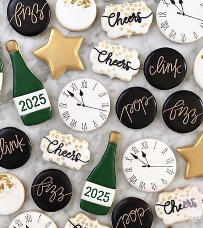 Ticktock New Year Cookies, Cookies