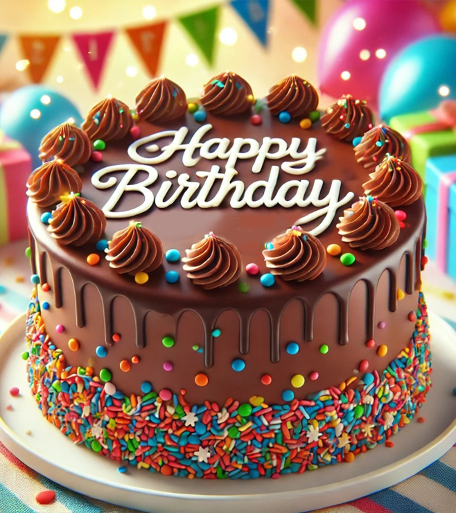 كعكة عيد ميلاد دريب ديلايت