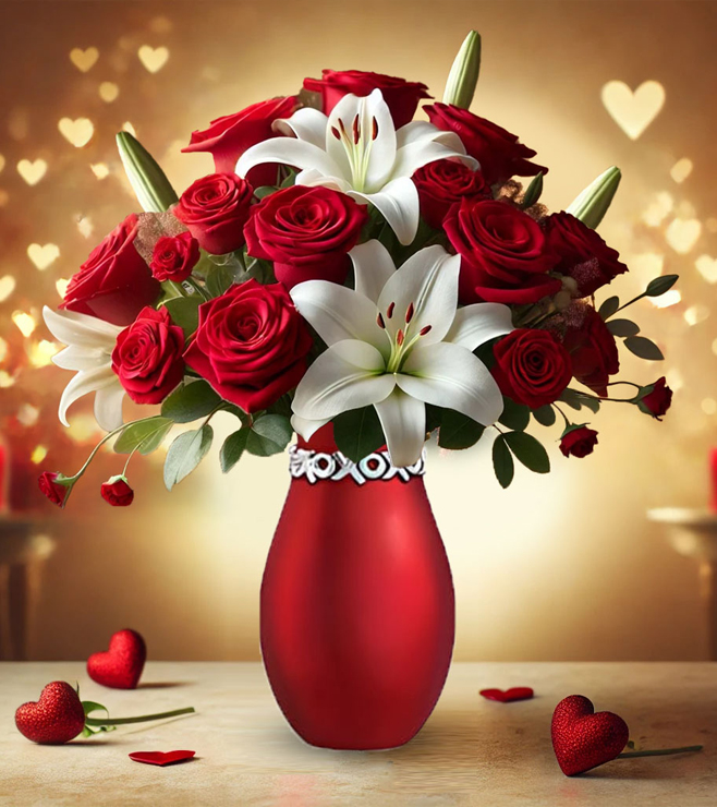 تنسيق زهور جميل، زنابق