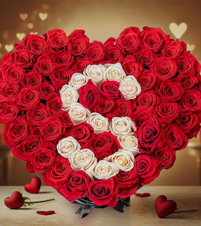 تنسيق زهور رومانسي تكريمي