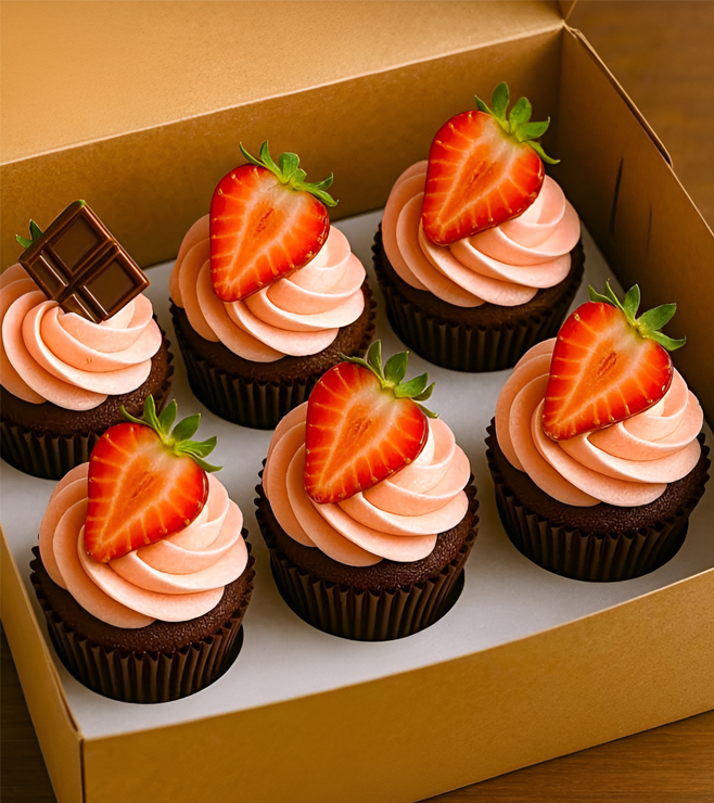 Berry in Love Cupcakes