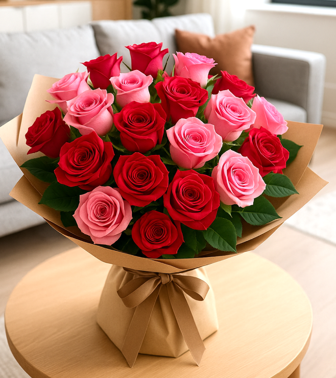 باقة "الولاء الخجول"، باقات يدوية