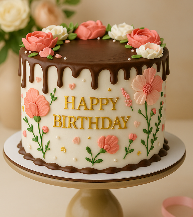 كعكة فانتازيا الأزهار
