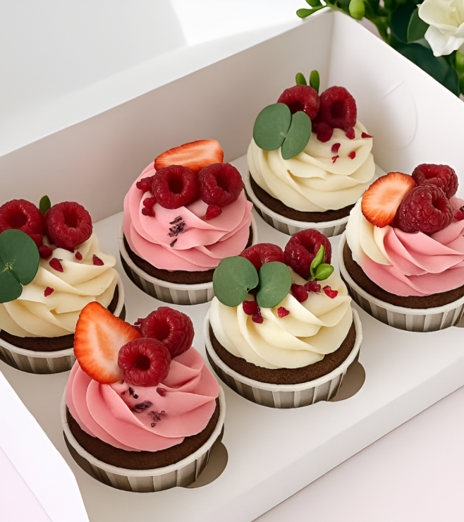 Summer Berry Cupcakes