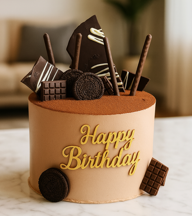 احتفال في كعكة الشوكولاتة