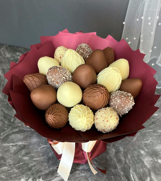 شوكولاتة دريم ستروبيري بلوم، باقات الفاكهة