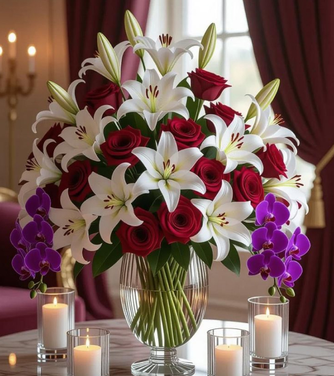 تنسيق زهور "عظمة في إزهار"