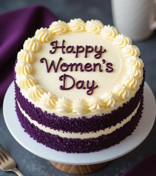 كعكة البنفسج المهيبة