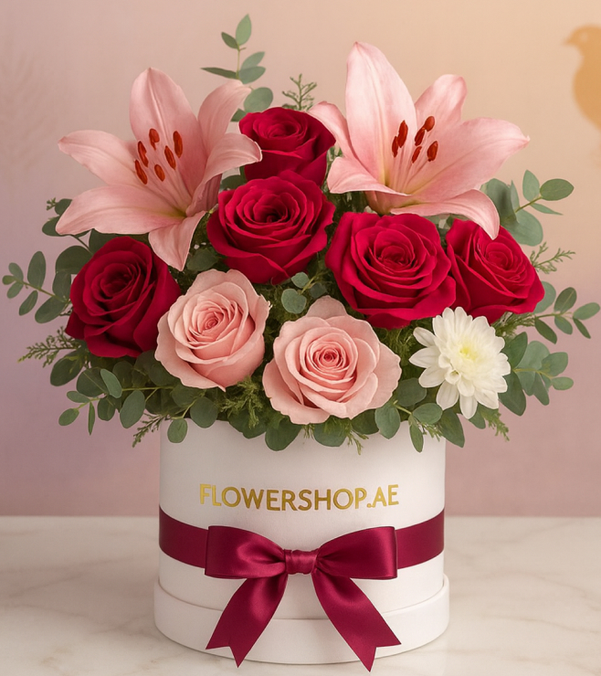 صندوق قبعات "غريس إن بلوم"، زنابق