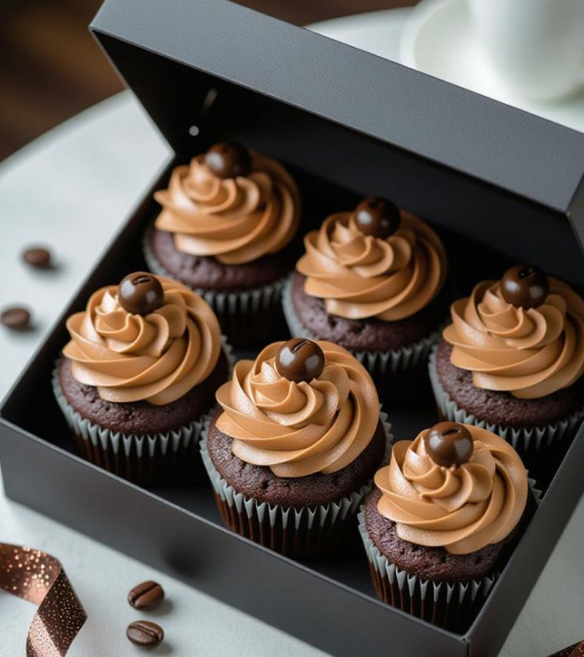 كب كيك شوكولاتة فاخر