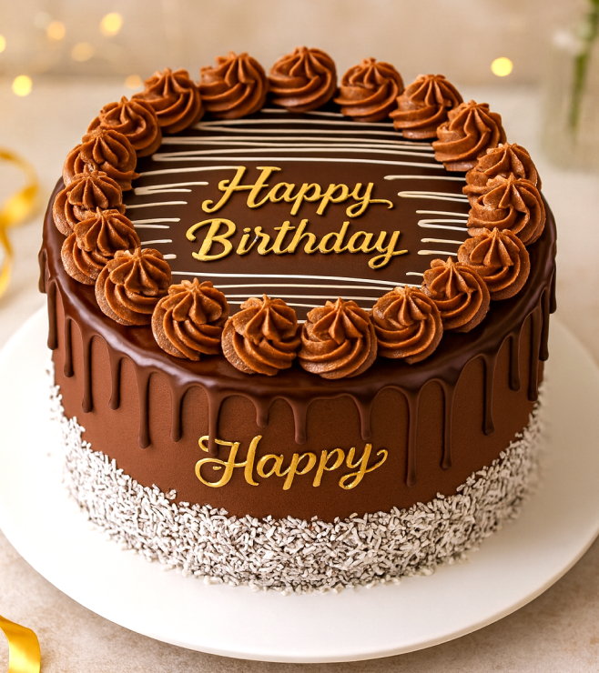 Happy Day Chocolate Cake