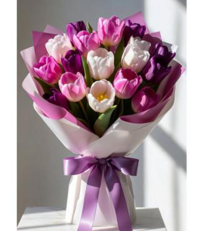 Fearless Fresh Tulips, Flowers