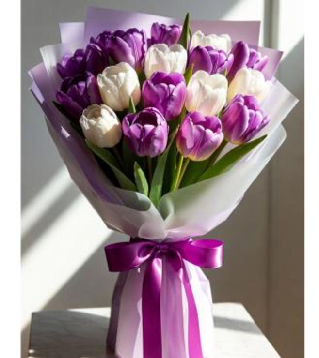 Graceful Tulips Tribute, Flowers