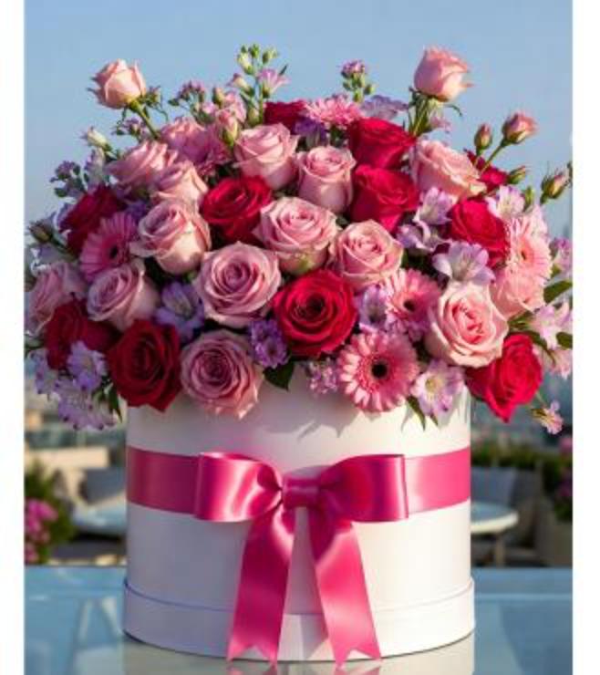 She is the Reason Hatbox, Flowers