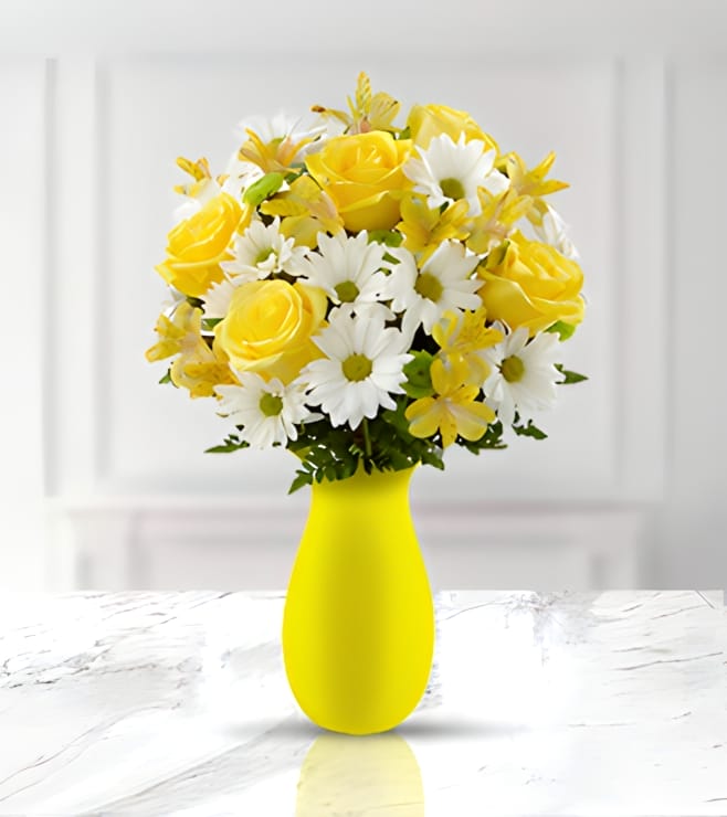 مفاجأة مشاعر مشمسة، زهور الأقحوان