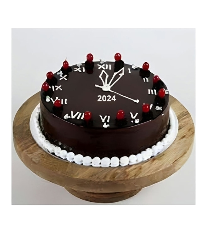 الاحتفال بعيد رأس السنة الجديدة كعكة