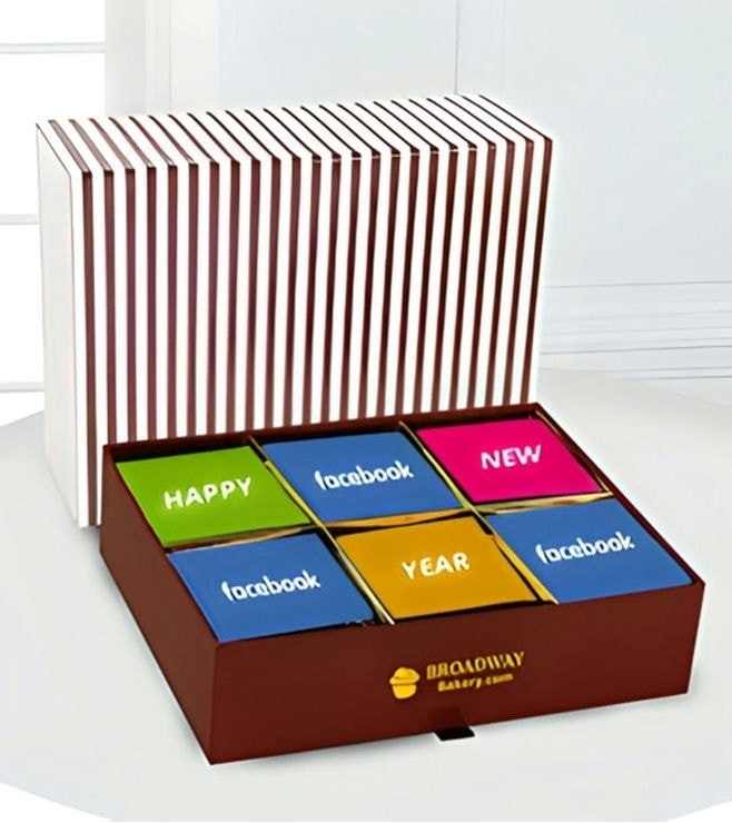 شوكوهوليك - 6 براونيز مع شعار صالح للأكل